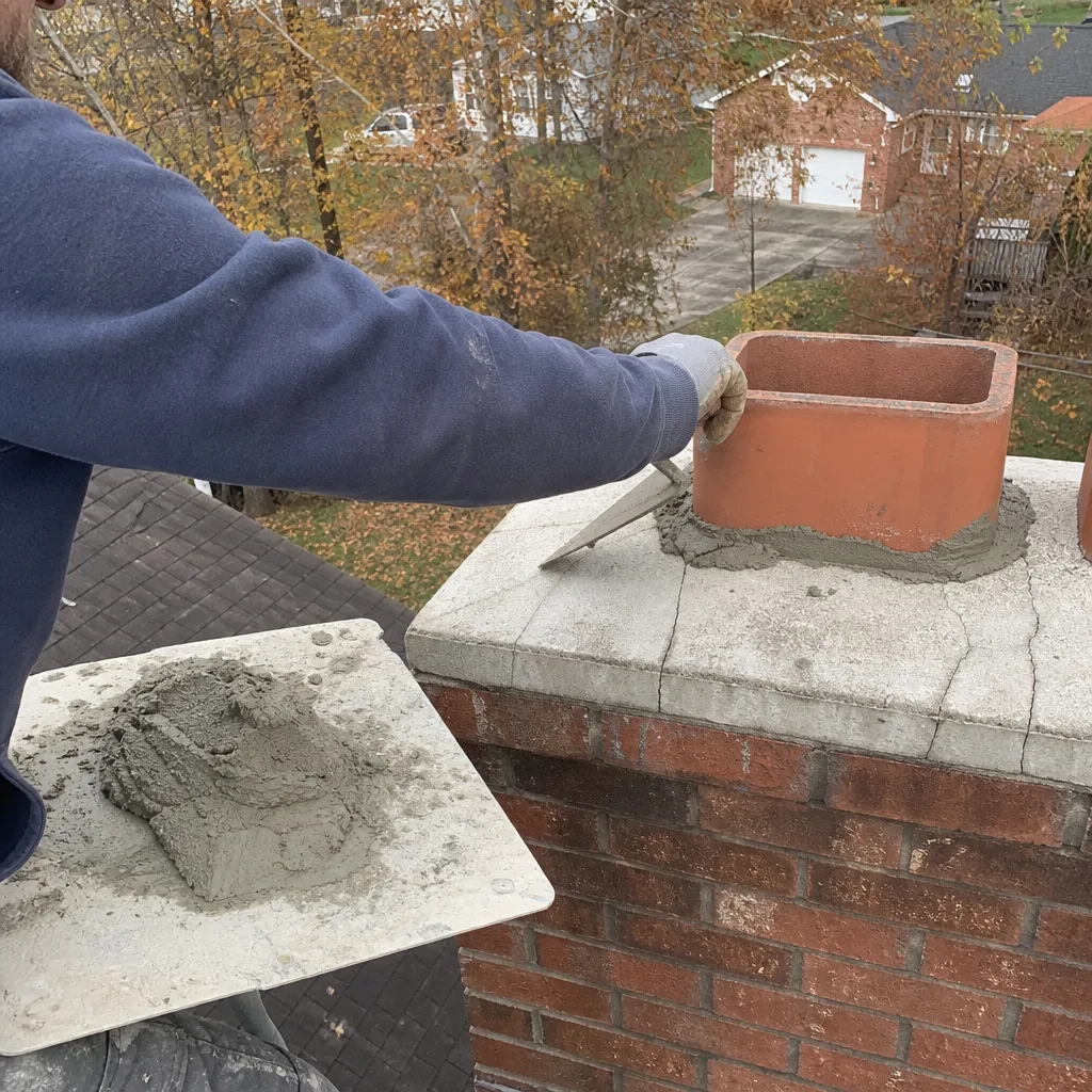 Chimney Cap & Crown Installation